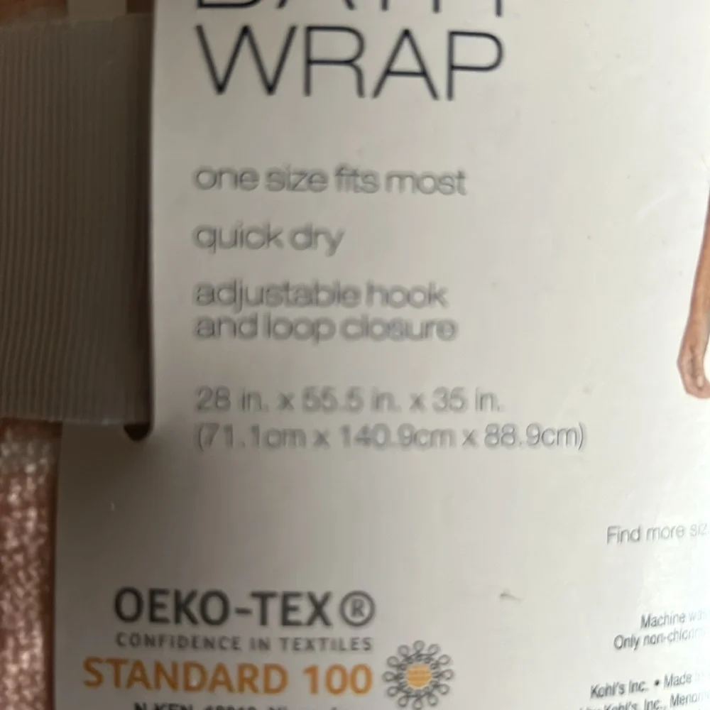Bath wrap